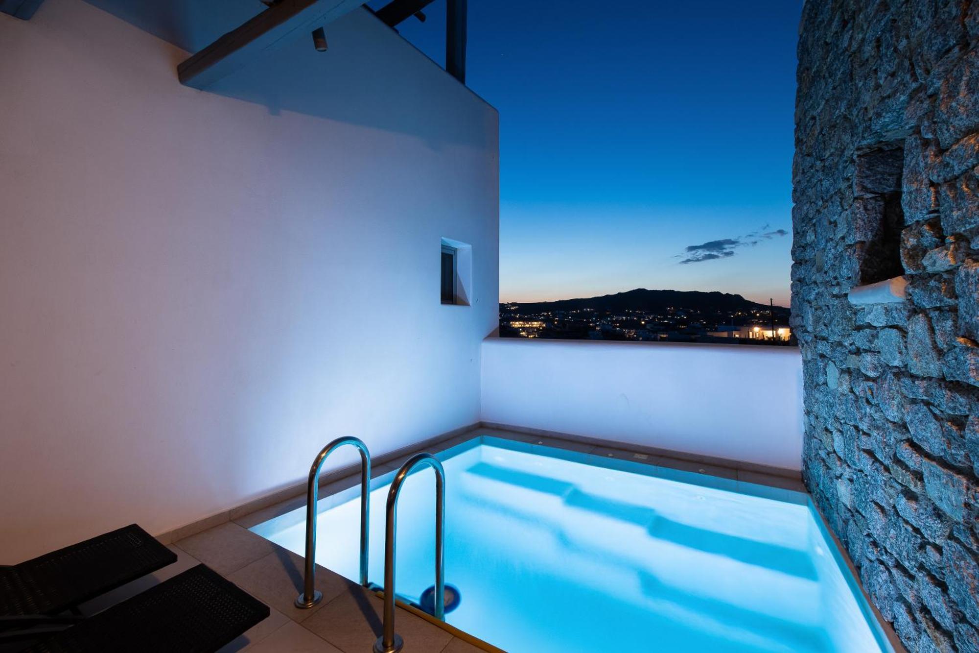 Hosting Moments Private Pool Holiday Home Ano Mera Buitenkant foto